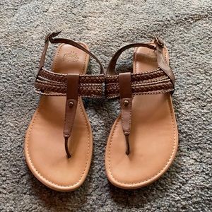 Brown sandals